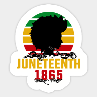 Juneteenth 1862, Black History Sticker